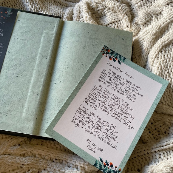 Owlcrate exclusive edition of “The Poison Season” by Mara Rutherford - Picture 2 of 5